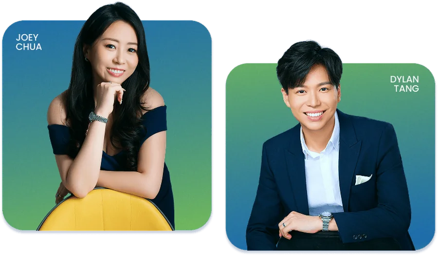 Joey Chua and Dylan Tang, the founders of REALTANG